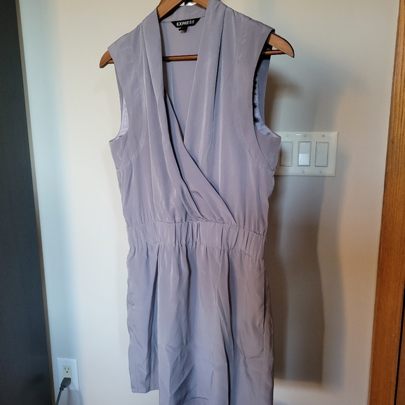 Express Silver Loose Fit Dress - Picture 5 of 5